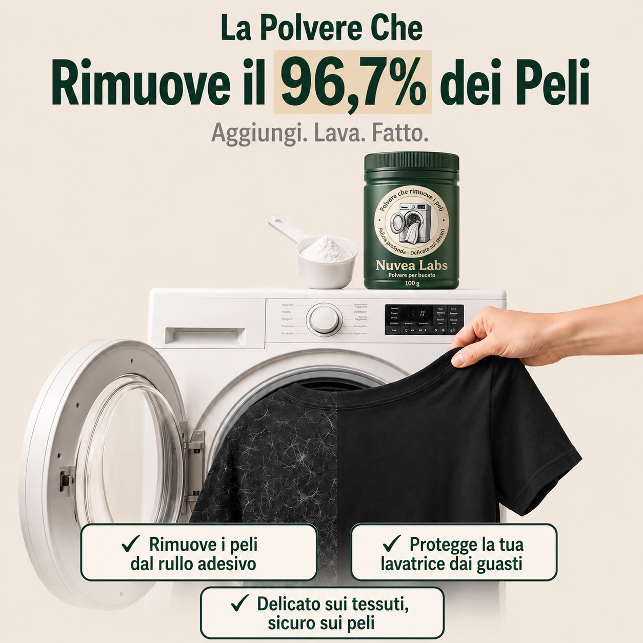 polvere anti pelo